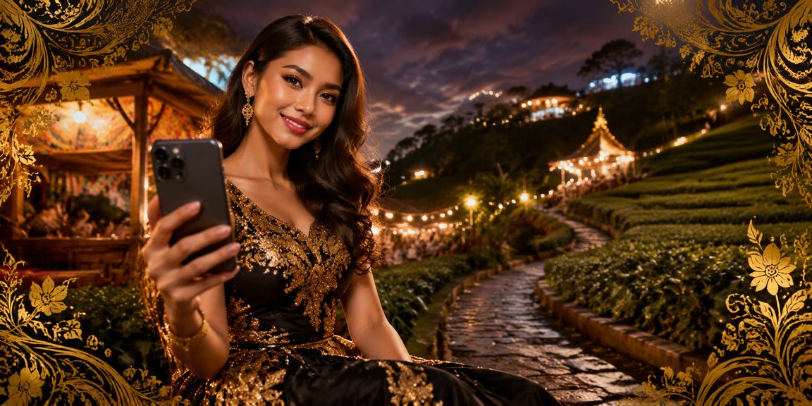 Pengguna Malaysia mendaftar akaun baharu lotto4d dengan rekabentuk batik tempatan
